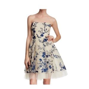 Marchesa Notte nwt embroidered dress